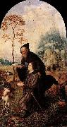 Jan Gossaert Mabuse St Anthony with a Donor Germany oil painting artist